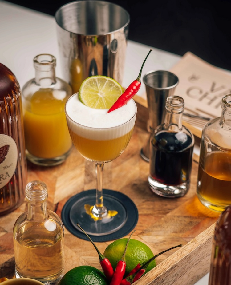Spiced Rum Sour